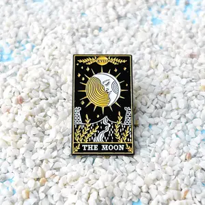 The Moon Tarot Card Pin