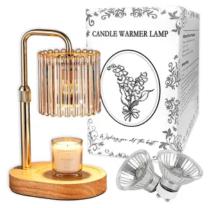 Scent Aromatherapy Warmer, Convallaria Decor Light, Adjustable Height & Timing Function, Comes with 2 Bulbs Supplied, Smokeless Fragrance Lamp for Dorm Bedroom Apartment Decor