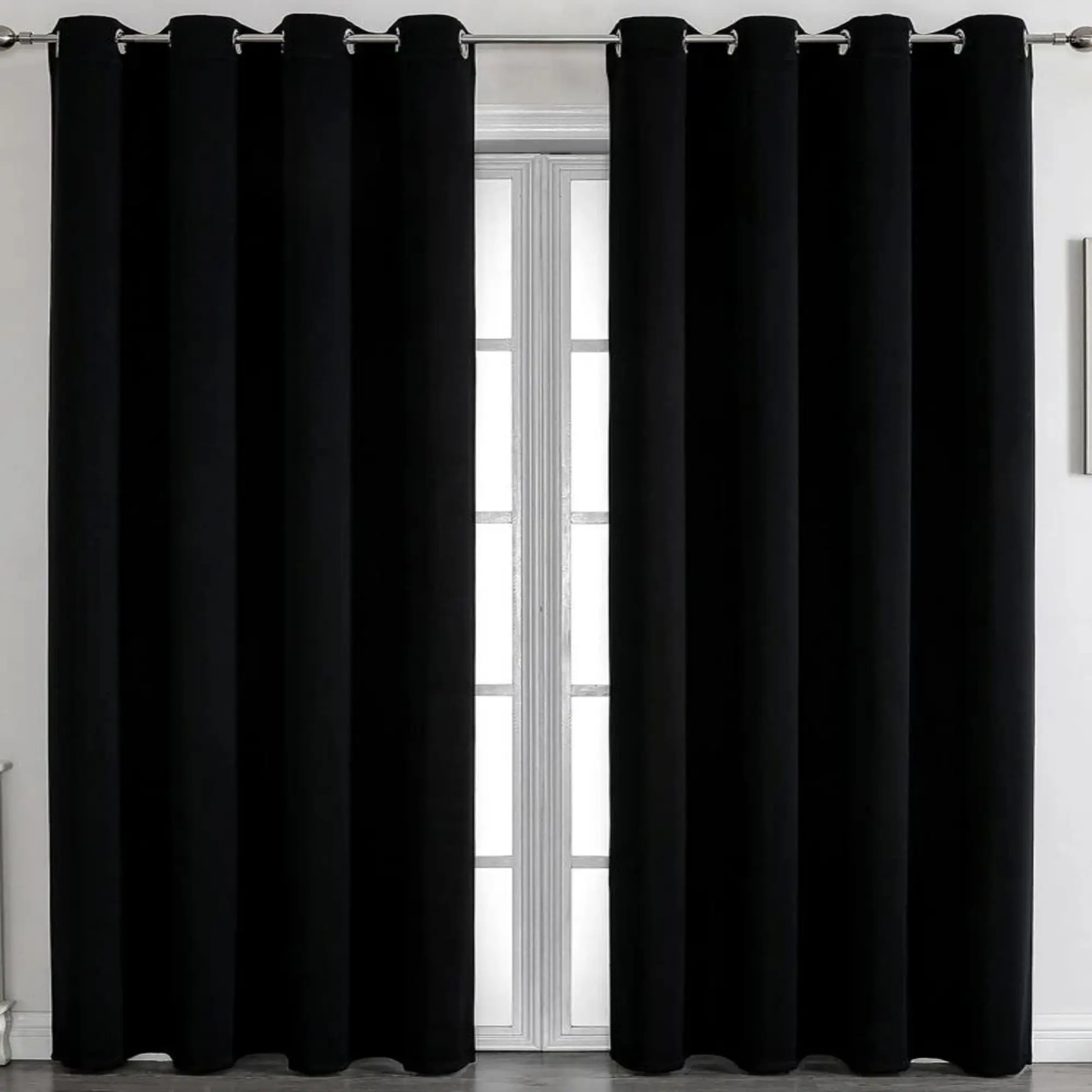 1 count High-Density Blackout Curtains, Korean Style Sunshade Drapes, UV Protection Window Covering, 60 Cm Width, Home Decor Essentials