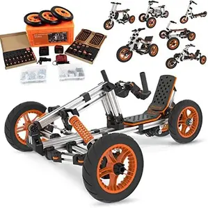 Electric Go Kart Kit Constructibles Over 15 Electric Vehicles Battery Powered for Boys and Girls Kids Electric Ride on Cars Best Gifts for 5 to 18 Year Old Kids