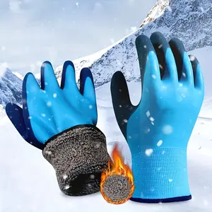 Winter work gloves, cold-proof and waterproof gloves, warm gloves for working in outdoor cold weather below zero degrees, are very suitable for winter snow shoveling, fishing, outdoor camping, hiking.