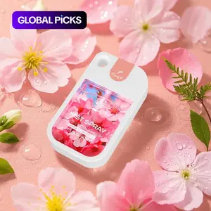 Portable Travel Hand Sanitizer Spray, Moisturizing Fruit & Plant-Scented Hand Sanitizer, Hand Cleaning Product for Women & Girls, Hydrating & Moisturizing Hand Sanitizer #GLOBAL PICKS