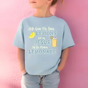YOUTH and ADULT Life Gave Me Some Lemons T-Shirt, lemonade youth shirt, jesus tee, Christian Tee, Faith Based Shirts, Vintage Fashion, Youth Clothing, birthday gift, summer outfit, outdoor apparel