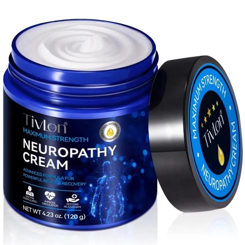 Tivlon Neurocalm Nerve Care Cream 120g | Natural Plant & Essential Oils | Deep Moisturizing Body Cream for Muscle Tension & Nerve Pain Relief