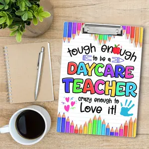 Personalized Teacher Acrylic Clipboard, Custom Teacher Clipboard, Back To School Gift, Teacher Appreciation Gift, Custom Clipboard With Name
