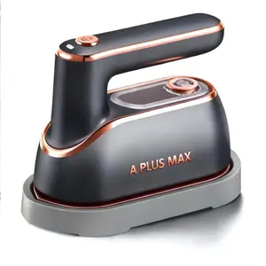 A PLUS MAX 2-in-1 Foldable Rotary Steam Iron & Steamer - Portable Garment Wrinkle Remover, Fast Heating, Large Soleplate, 150ml Capacity, Lightweight for Home, Travel