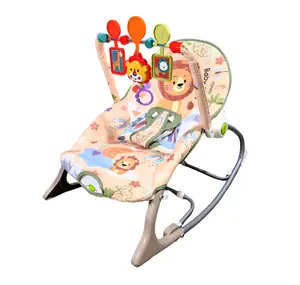 Paaqq Baby Multi Use Rocking and Vibrating Soothing Sensory Musical Baby Lion Adjustable Seat