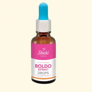 Shelo Nabel Boldo Extract Drops - 30ml Dietary Supplement from Mexico with Natural Extracts Fitness Healthcare