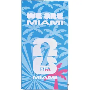 Official FIFA 2026 World Cup Edition beach towel – Miami Host City “We Are Miami” Towel–Soft, Durable & Machine Washable Fan Towel for Pool,Gym, Beach & Everyday Use