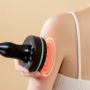 Father's Day Gift Electric Massager,portable relief Massage Brush with heating andvibration, 3000mAh long-lasting battery, full-bodycare, abdominal, leg, arm massage relaxation. abody care device suitable for women, the elderly,and athletes