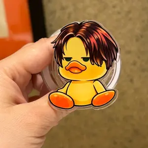 Noah Kawaii Duck MagSafe Phone Grip – Rock Band Inspired Duck Magnetic Pop Socket & Kickstand – Aesthetic Phone Accessory Gift