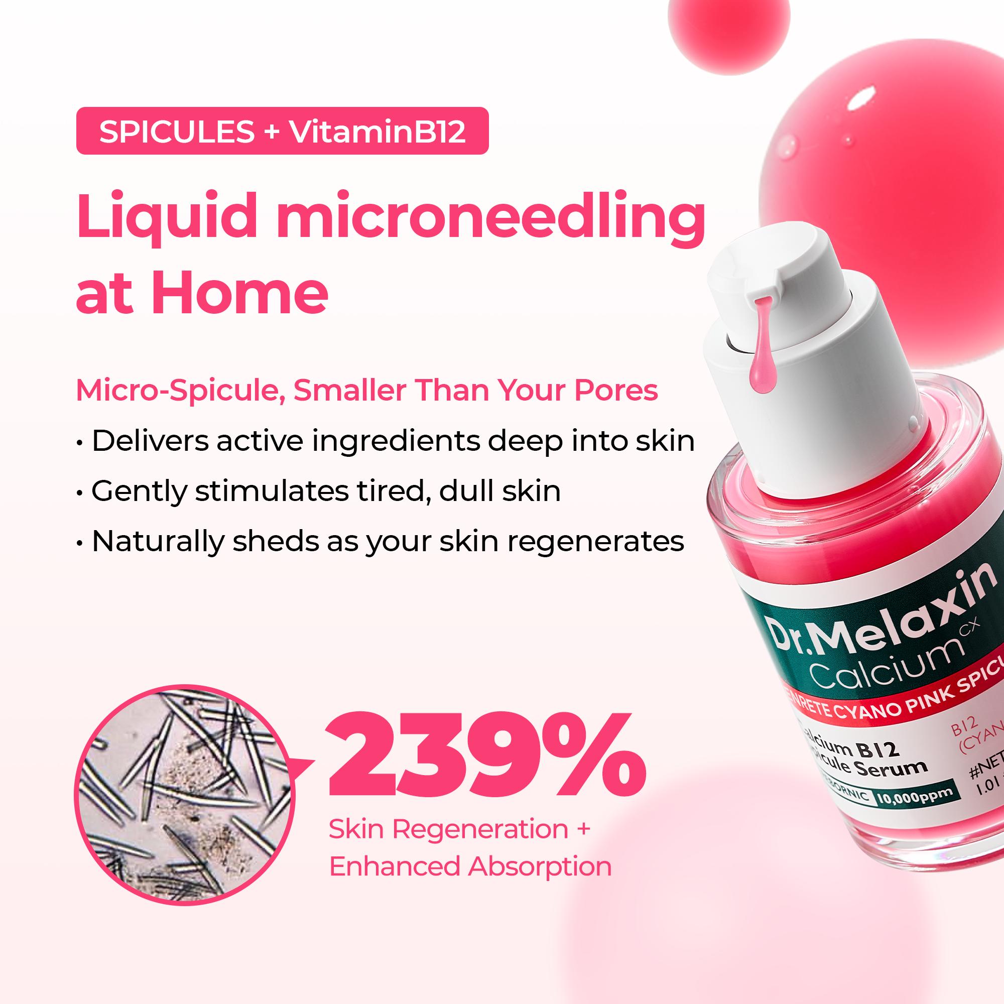 [Dr.Melaxin Official KAJSA's Pick] KAJSA's Viral Skin Barrier Boost Set infused with Calcium, Collagen, Cactus, and Spicule to lock skin barriers and reveal a youthful glow