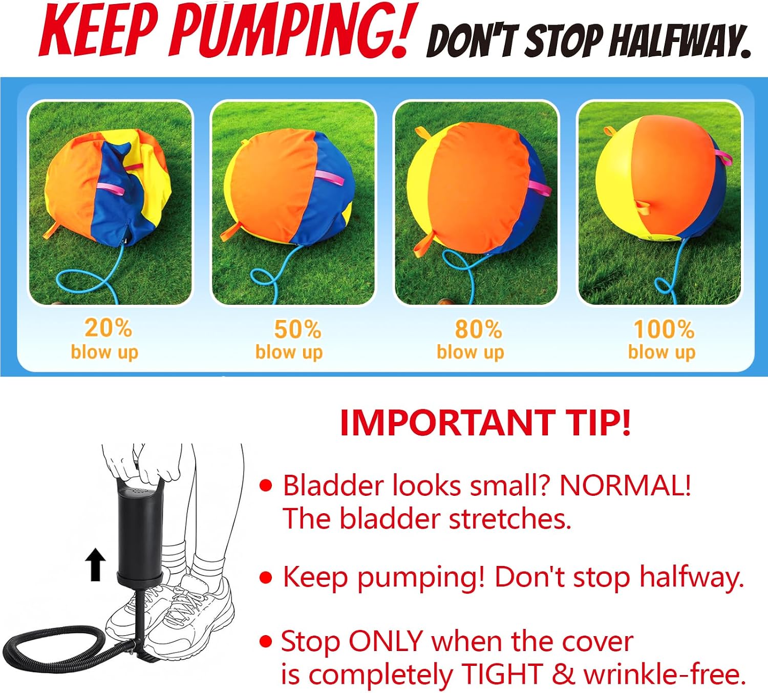 Hap Tim Herding Ball for Dogs Interactive Large Dog Ball with Handles Durable Outdoor Training Dog Toy for Medium to Large Dogs Corgis Australian Shepherd Cattle Dog Border Collie & Horses (NOT for Aggressive Chewing)