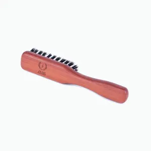 Handled Mustache & Beard Brush, 100% Boar Bristle - J91/J92