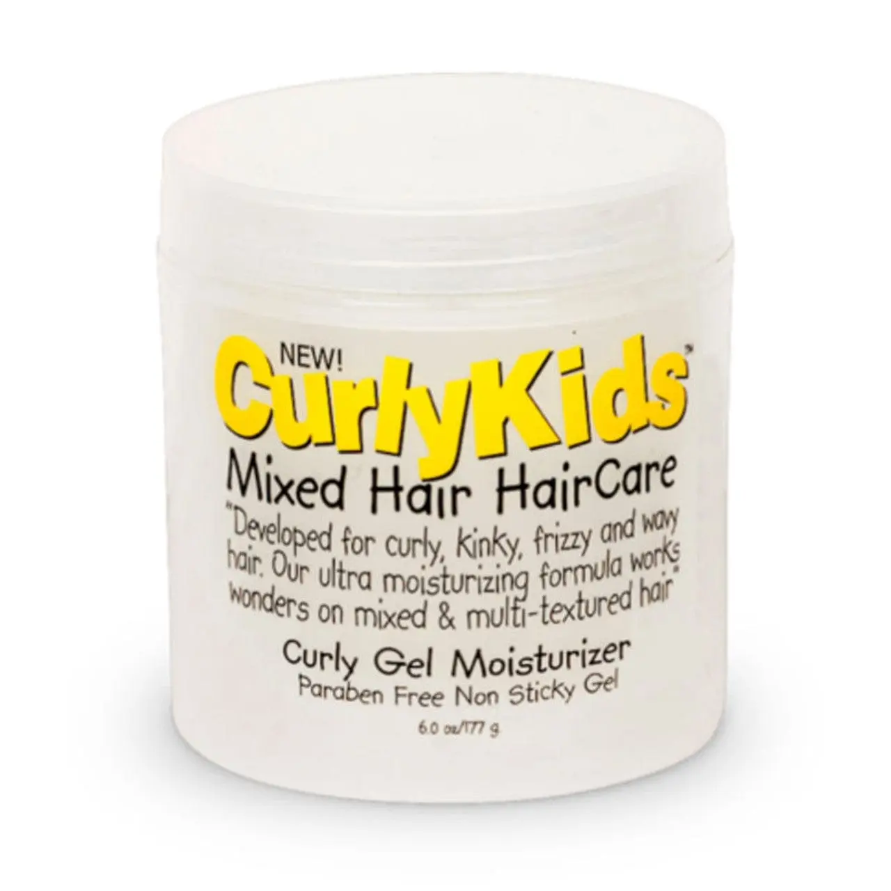 Curly Kids Curly Hair Gel Moisturizer - 6 oz Hydrating Haircare Styling Product for Daily Needs, Soft Curls (US Market), Curly Hair Kids