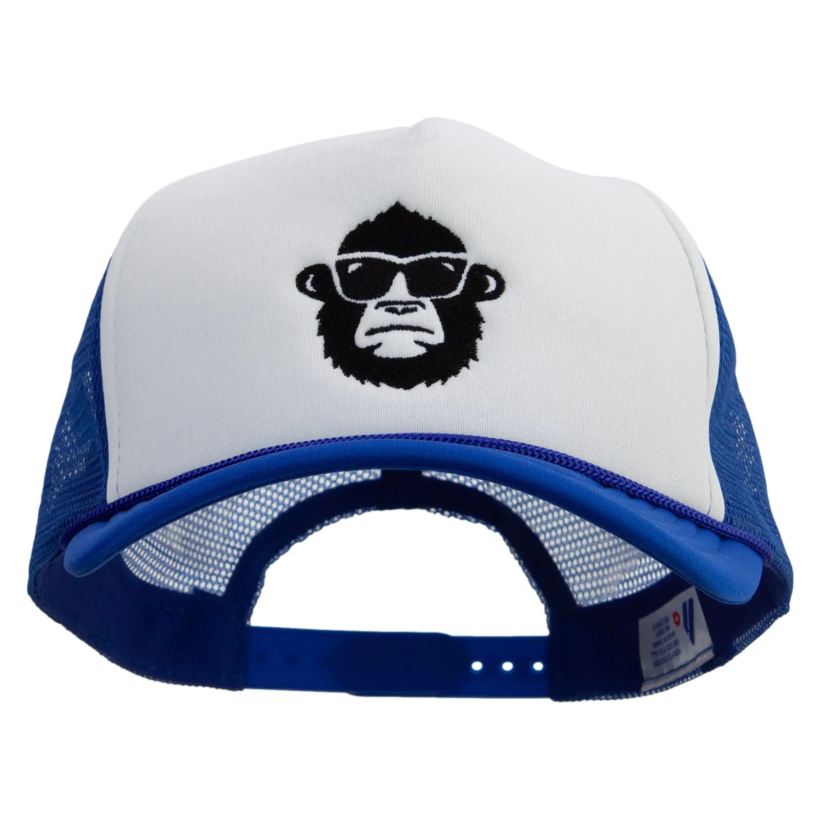 Gorilla Wear Glasses Embroidered Summer Foam Mesh Trucker Cap