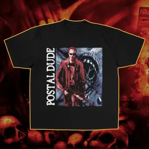 Postal Dude Graphic Tee Heavy Cotton Tee Shirt, 10002% Heavy Cotton Shirt
