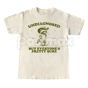 [Sale up to 40%] Undiagnosed But Everyone's Pretty Sure" T-Shirt – Funny ADHD Meme Graphic Tee