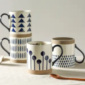 Scandinavian Hand-Painted Ceramic Mug