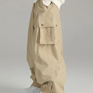 Winter Snow Trousers Loose Waterproof Windproof Snowboard Pants Men Women Pant Outdoor Sports Multi-Pocket Casual Ski Clothes Menswear Gamis