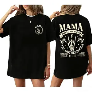Mama Motherhood Tour Shirt, Vintage Rock Mom Graphic Tee, Trendy Mama Apparel