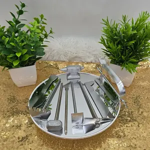 Ogun Tools Set for Warriors - Santeria Yoruba Ritual Metal Implements