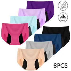 Women'S Menstrual Physiological Pants With High Elasticity, Seamless Comfort, Breathability, Water Absorption, Leak Prevention, And A Close Fitting Women'S Triangle Underwear