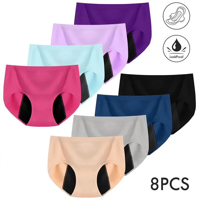 Women'S Menstrual Physiological Pants With High Elasticity, Seamless Comfort, Breathability, Water Absorption, Leak Prevention, And A Close Fitting Women'S Triangle Underwear