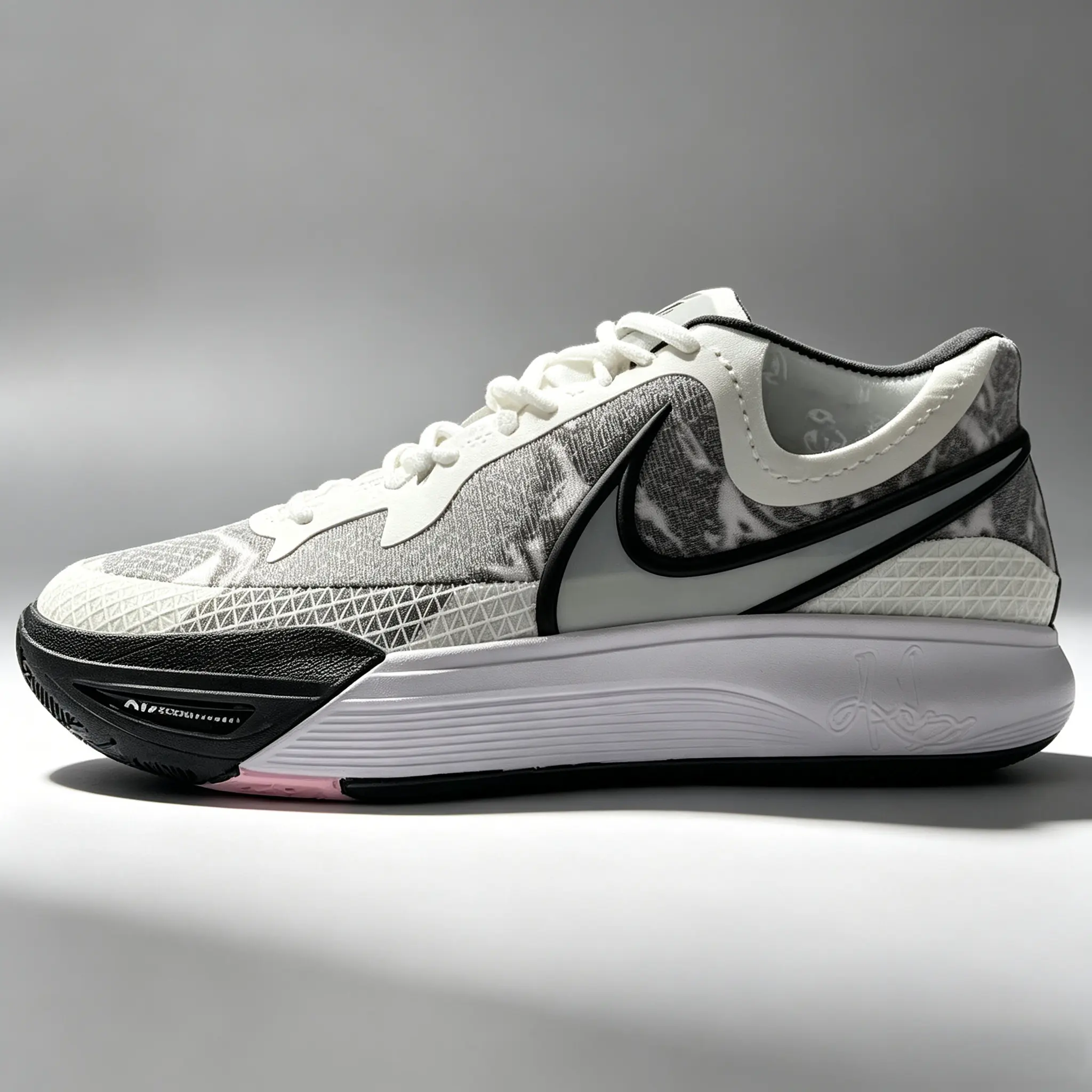 Men's Nike Kyrie 8 Basketball Shoes, 'White Black' Colorway, Style Code DJ6017-101