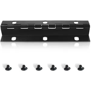 Aluminum Alloy Mailbox Door Hinge Repair Kit with 6 Screws for Mailbox Door Replacement Parts