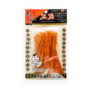 WEILONG Nostalgic Snack Gluten Strips Spicy Gluten 102g - Authentic Chinese Street Food, Savory & Chewy Snack