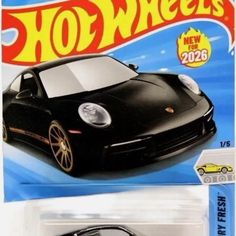 2026 Hot Wheels Porsche 911 Carrera T black