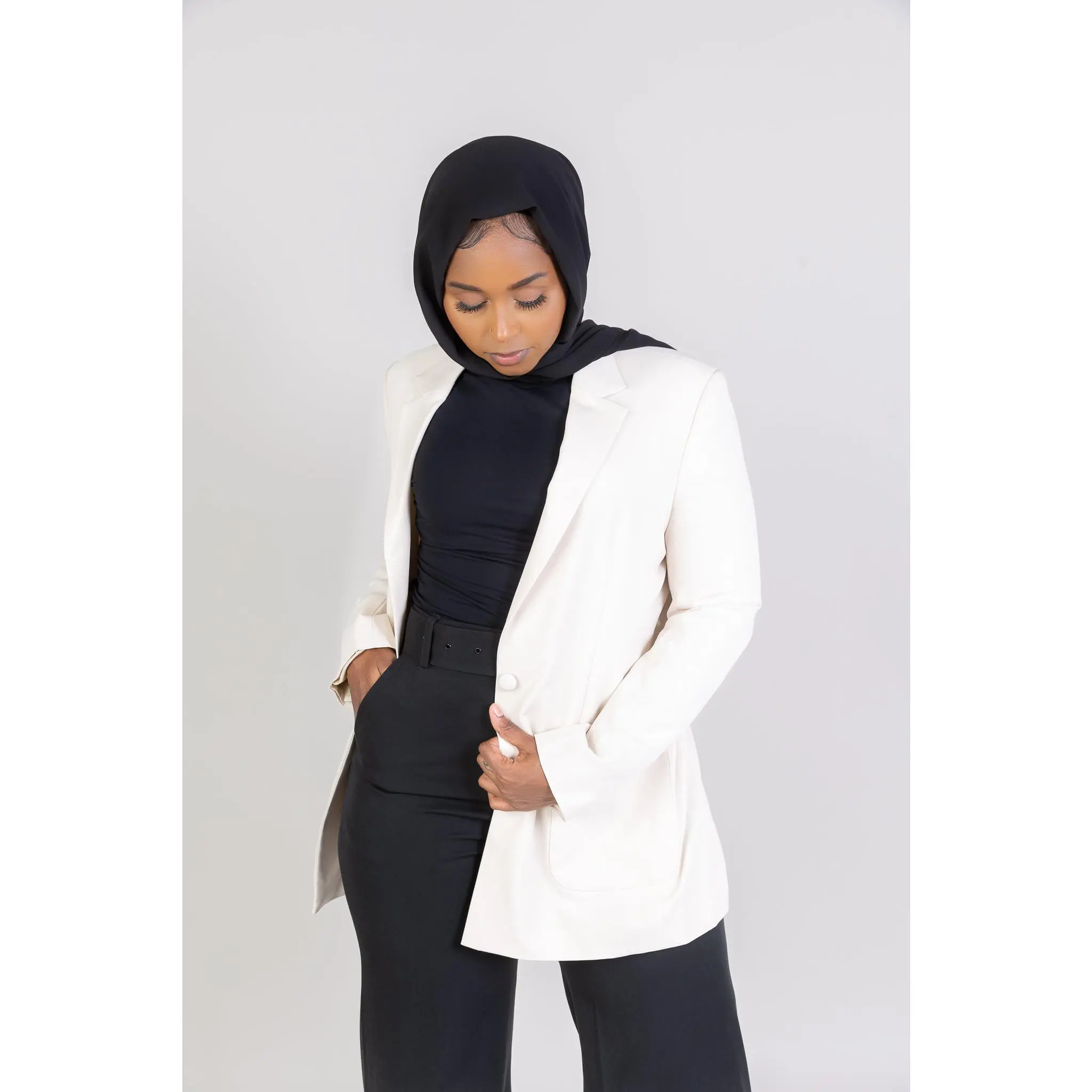 Structured Blazer - Ivory