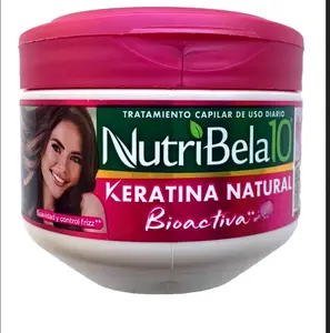 NutriBela 10 Bioactive Keratin Hair Treatment Repair Frizz Control Shine Nourishment Softness 300g Haircare