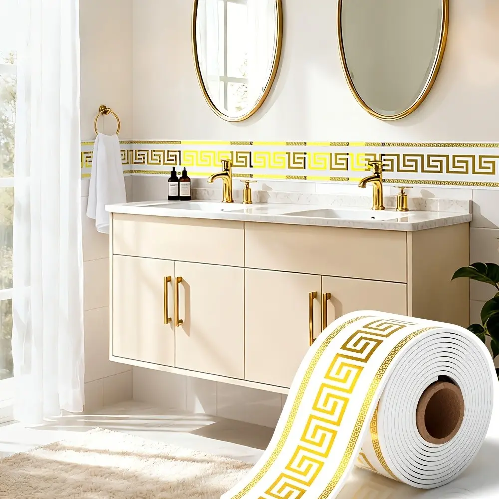 Self-Adhesive Marble Wallpaper Roll, DIY Removable, Ideal for TV Background, Door Frames, Living Room, Kitchen, Easy to Clean, Peel And Stick Wallpaper For Bathroom