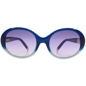Karl Lagerfeld KL602S 055 Blue Fade Gradient Acetate Designer Sunglasses