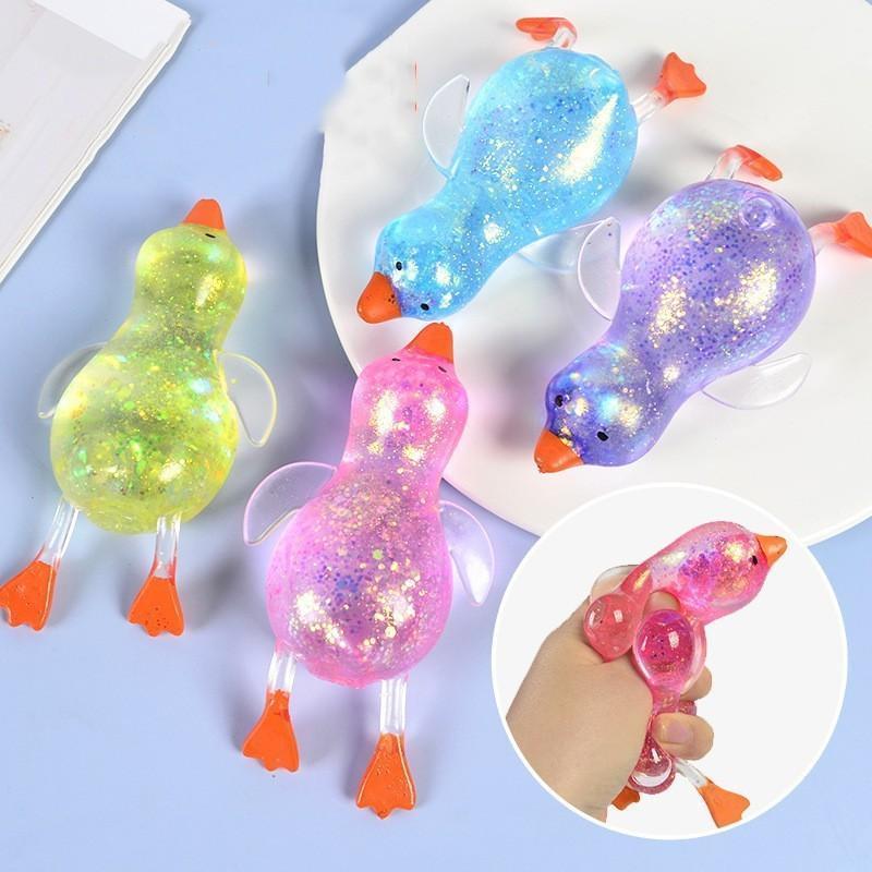 New Duck Malt Sugar Squeeze Ball Stress Relief Toy, Creative Venting Slow Bounce Squeeze, Fun and Relaxing Gift for Adults and Kids
