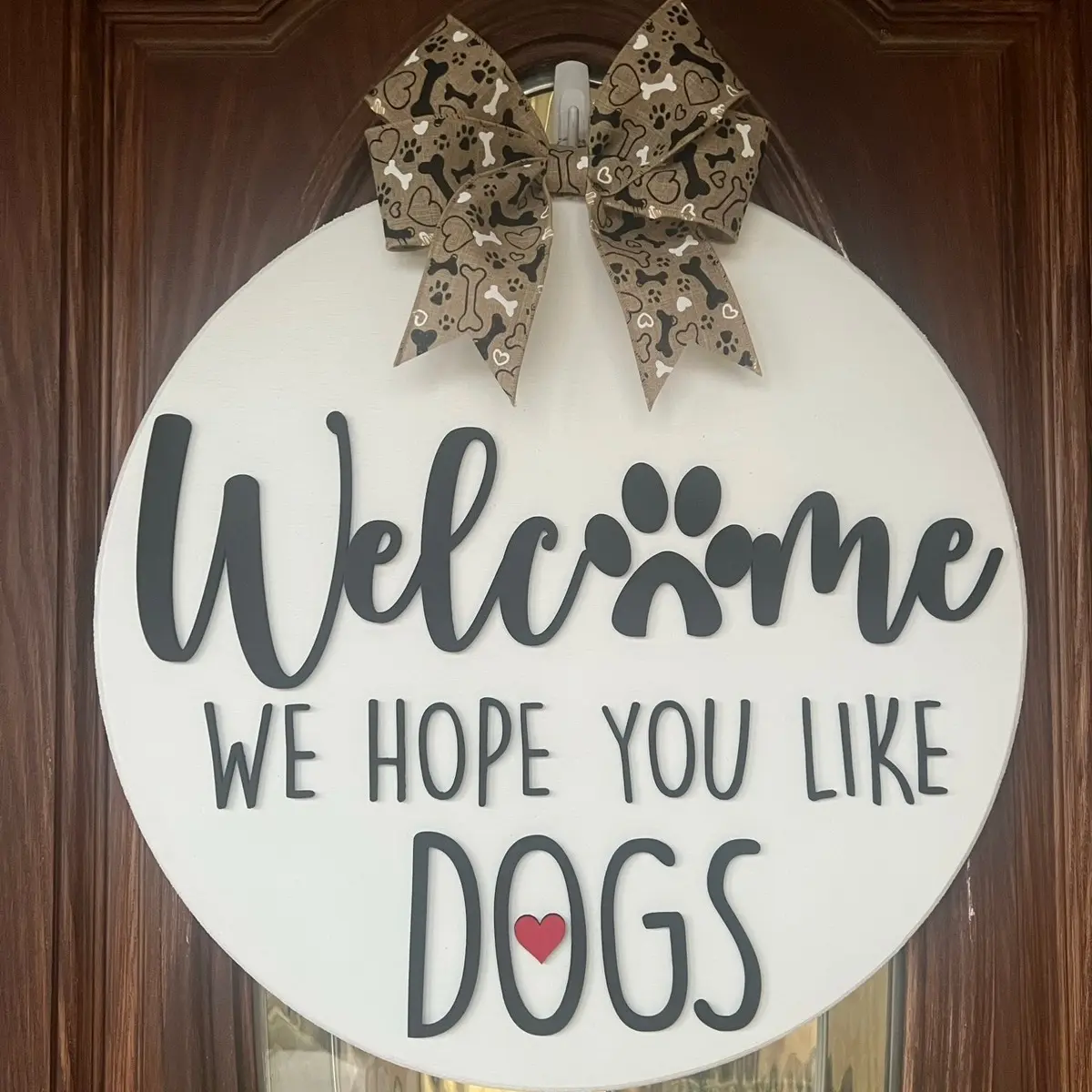 We hope you like dogs door hanger