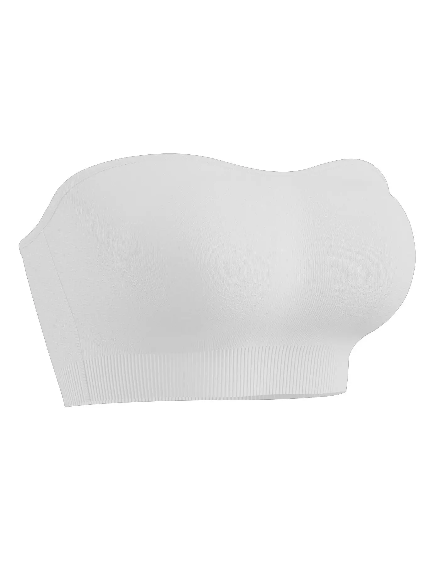 Women's Solid Wireless Strapless Bra, Casual Comfortable Breathable Tube Top for Daily Wear, Women's Suitable Lingerie Top for Summer