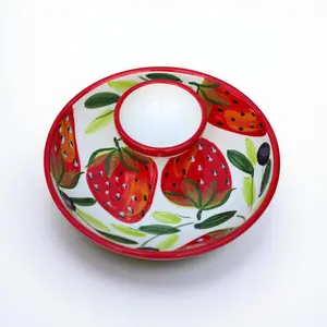 Made in Spain Strawberry Ceramic Dipping Bowl