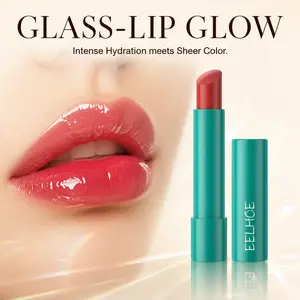 3PCS Glossy Tinted Lip Balm, Hydrating Moisture Lock Lip Tint for Women Dry Chapped Lips, Sheer Daily Care