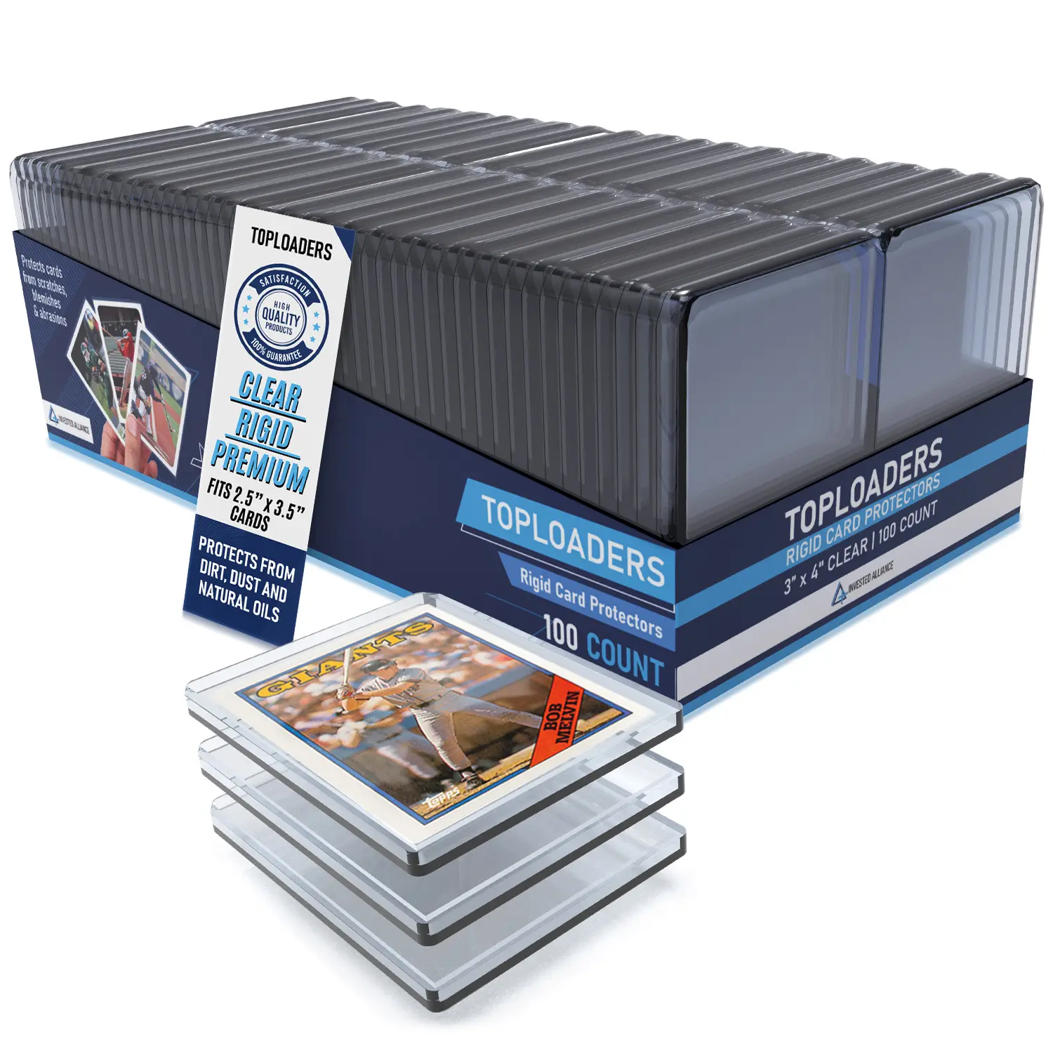 Premium 130PT Top Loaders for Cards | Hard Card Sleeves. Baseball Card Protectors. Trading Card Top Loader. Toploader Card Protectors. MTG + Pro Sports Cards Toploaders. Ultra Card Protectors Hard Plastic