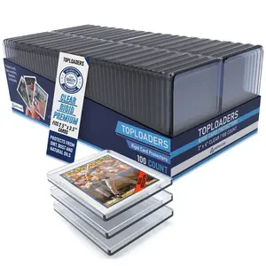 Premium 130PT Top Loaders for Cards | Hard Card Sleeves. Baseball Card Protectors. Trading Card Top Loader. Toploader Card Protectors. MTG + Pro Sports Cards Toploaders. Ultra Card Protectors Hard Plastic