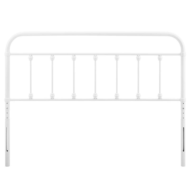 Modway Sage Queen Metal Headboard in White