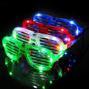 LED Light Up Glasses Shutter Shades Kids Party Favor, Glow In The Dark Fun Party Pack for Kids and Adult