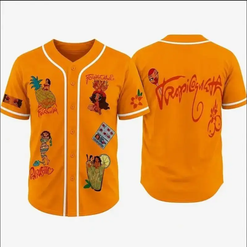 K-Karol Tropicoqueta Girl Doll Baseball Jersey, Viajando Por El Mundo Tropitour 2026 Shirt | Latina Music Dancer La Bichota Short Sleeve Country Music Shirt
