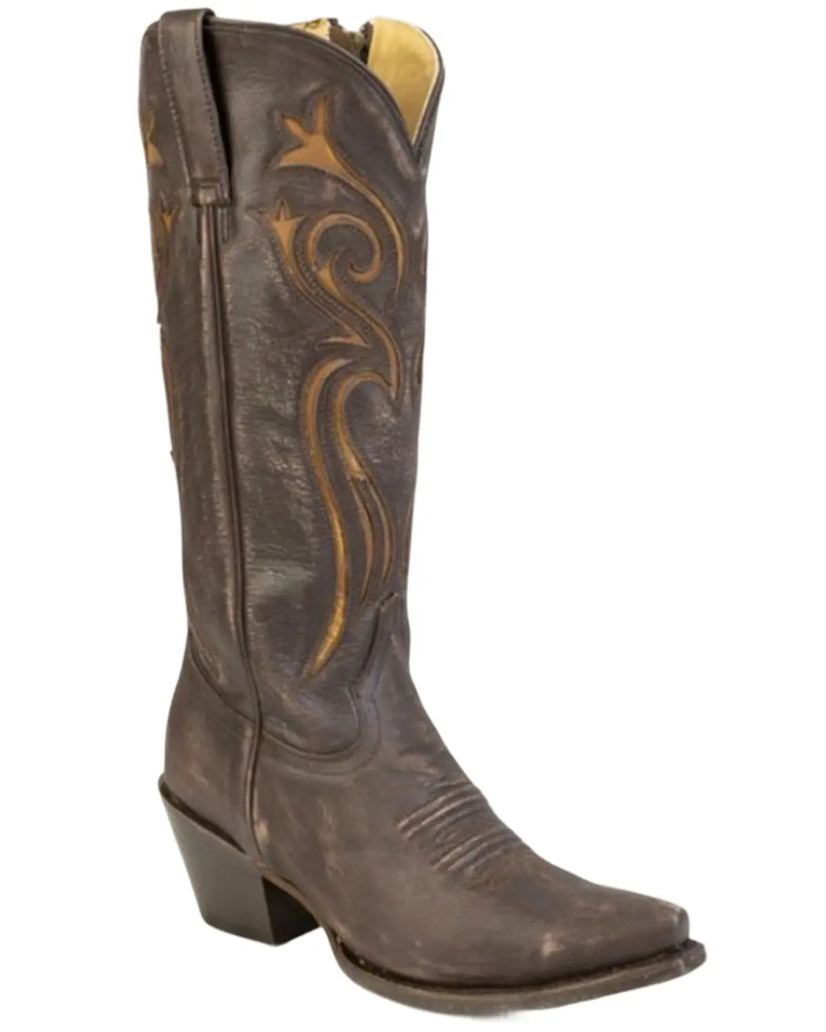 Stetson Women's Women'S Maci Tall Western Boot Snip Toe - 12-021-6115-0584 Br