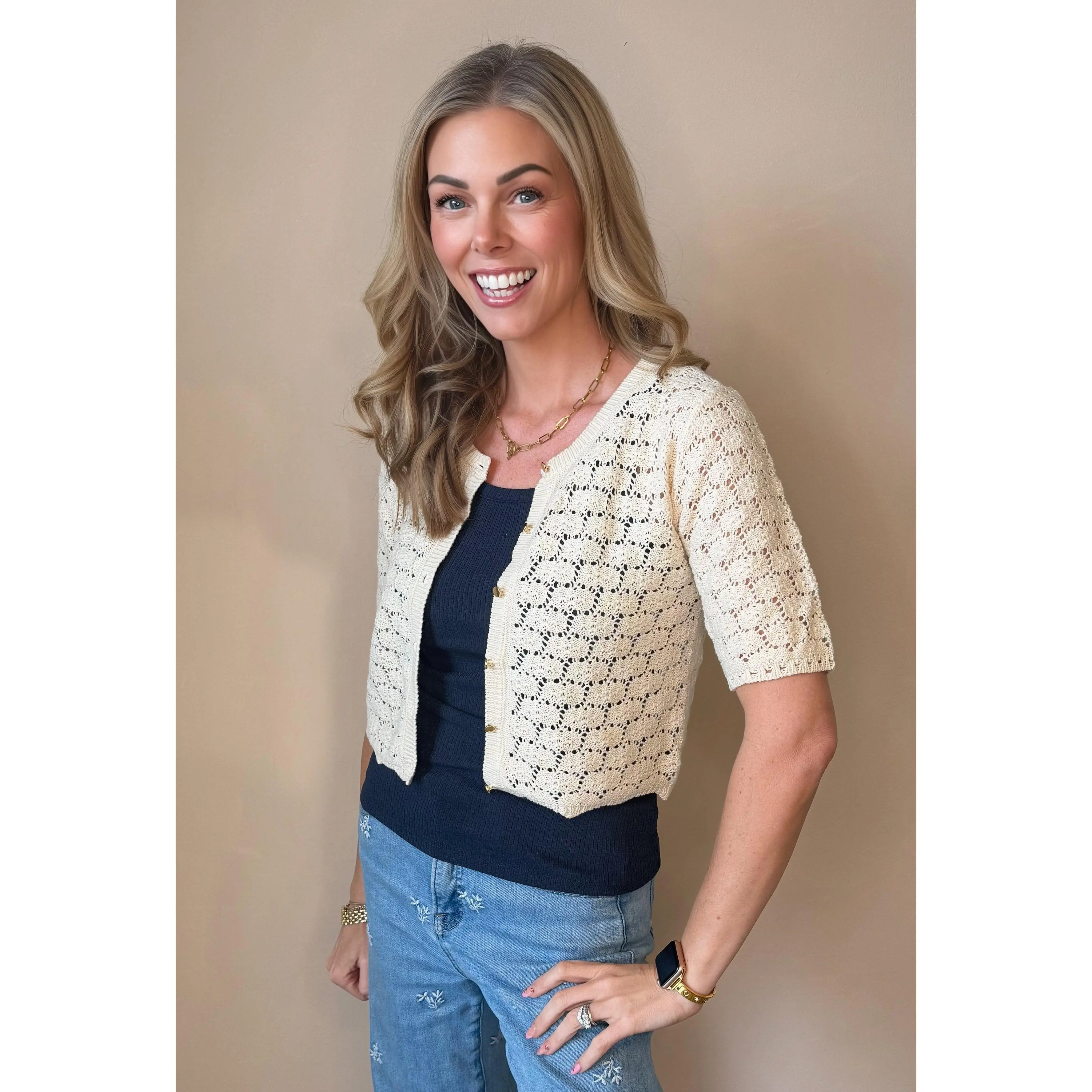 Kora Crochet Cardigan
