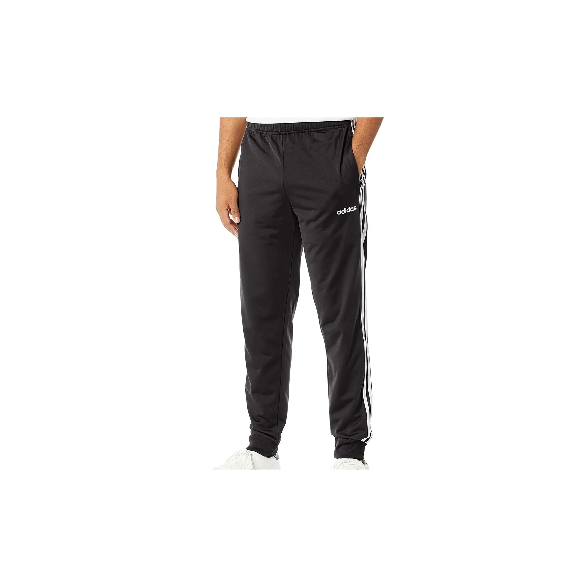 Essentials 3-Stripes Tapered Tricot Joggers "Black" DQ3090