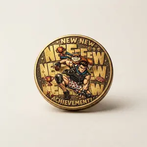 Dungeon Crawler Carl Achievement Coin, Princess Donut Collectible Metal Coin, LitRPG Fan Gift, Fantasy Gamer Keepsake